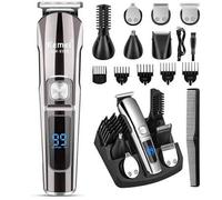 Shein Recortadora de cabello y barba multifuncional para hombres KM-8508 - Afeitadora eléctrica, kit inalámbrico de corte y recorte de cabello, herramienta