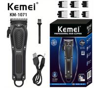 Shein Recortadora de pelo eléctrica profesional Kemei KM-1071 con cabezal de aceite, recortadora de pelo eléctrica, salón de pelo para uso doméstico, Body n