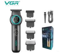 Shein Recortadora de pelo eléctrica VGR, Cortadora de pelo inalámbrica portátil con pantalla digital, Fácil almacenamiento, Cortapelos para hombres V-990