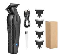 Shein Recortadora de pelo inalámbrica para barberos Kemei KM-2299, recortadora de detalles eléctrica profesional con corte a cero milímetros y acabado de co