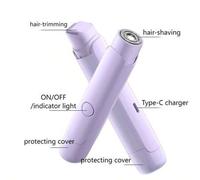 Shein Recortadora eléctrica 2 en 1 para mujer, uso en seco y húmedo, dispositivo de eliminación de vello corporal para bikini, axilas, piernas, brazos, rost