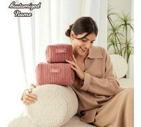 Shein Regalo de Navidad personalizado: Bolsa de cosméticos con bordado de nombre, ideal para regalos de damas de honor, recuerdos de boda, bolsas de aseo de