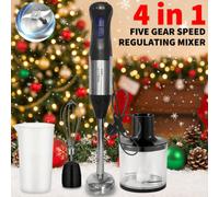 Shein Regalo del Día de San Valentín Licuadora, Licuadora, Juego de Licuadora de Mano 4 en 1, Que Incluye Licuadora de Varilla Multifunción, Batidor, Picado