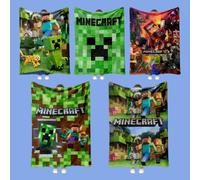 Shein Regalos de fiesta de cumpleaños de accesorios del juego Minecraft, de alto nivel de apariencia, manta para el descanso del almuerzo en la oficina