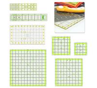 Shein Regla de costura y quilting, reglas cuadradas para quilting, regla de corte de tela, regla de corte de tela para quilting, plantilla para costura, dib