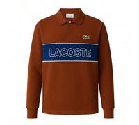 Shein Relaxed Men's Polo Rugby Shirt Brown