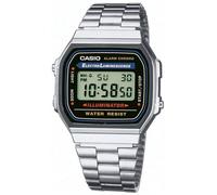 Shein Reloj Casio A168WA-1YES Resina correa color: Metálico Dial LCD Digital Unisex