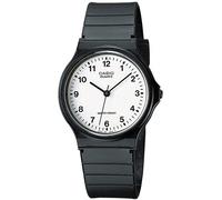 Shein Reloj Casio MQ-24-7BLLEG Resina correa color: Negro Dial Blanco Analógico Hombre