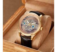 Shein Reloj cuarzo con abertura clásico PU con tira para casual desgaste