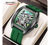 Shein Reloj de cuarzo casual para hombres SKMEI, esfera con forma de barril