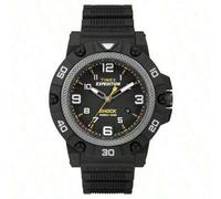 Shein Reloj de cuarzo Expedition Field Shock TW4B01000 para hombre, con correa de resina, esfera redonda negra, estilo deportivo y de moda, accesorio para h
