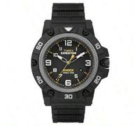 Shein Reloj de cuarzo Expedition Field Shock TW4B01000 para hombres, con correa de resina, esfera redonda negra, estilo deportivo y de moda, accesorio para