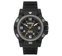 Shein Reloj de cuarzo Expedition Field Shock TW4B01000 para hombres, con correa de resina, esfera redonda negra, estilo deportivo y de moda, accesorio para