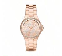 Shein Reloj de cuarzo para mujer de la serie MICHAEL KORS LENNOX, de estilo versátil, ligero, adecuado para mujeres jóvenes, con correa de acero inoxidable