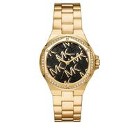 Shein Reloj de cuarzo para mujer de la serie MICHAEL KORS LENNOX, estilo versátil, ligero, adecuado para mujeres jóvenes, correa de acero inoxidable, crista