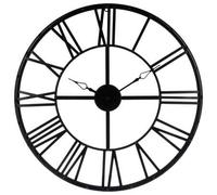 Shein RELOJ DE METAL NEGRO VINTAGE PARA DECORACIÓN D. 69,5 x P. 4cm. Atmosphera. Envío gratuito en 24/48 horas