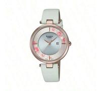 Shein Reloj de mujer Casio Petal, esfera ultrafina de 3 capas, adecuado como regalo para mujeres, SHS-C110CGL-7AUPFH