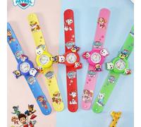 Shein Reloj de Paw Patrol para adolescentes, reloj de pulsera divertido con diseño giratorio, reloj digital de banda de silicona para adolescentes, disponib
