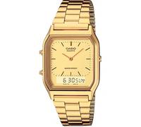 Shein Reloj de pulsera CASIO Collection - AQ-230GA-9DMQYES correa color: Oro amarillo Dial Champán Unisex