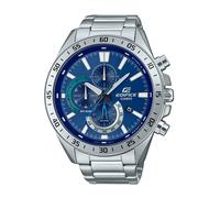 Shein Reloj de pulsera CASIO Edifice - EFV-620D-2AVUEF correa color: Gris plata Dial Azul Hombre