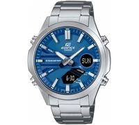 Shein Reloj de pulsera CASIO Edifice - EFV-C120D-2AEF correa color: Gris plata Dial Azul Hombre