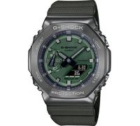 Shein Reloj de pulsera CASIO G-Shock - GM-2100B-3AER correa color: Verde oliva Dial Verde botella Hombre