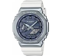 Shein Reloj de pulsera CASIO G-Shock - GM-2100WS-7AER correa color: Blanco Dial Gris seda Hombre
