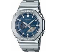 Shein Reloj de pulsera CASIO G-Shock - GM-2110D-2BER correa color: Gris plata Dial Azul Hombre