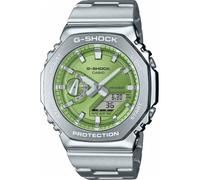 Shein Reloj de pulsera CASIO G-Shock - GM-2110D-3AER correa color: Gris plata Dial Verde Hombre