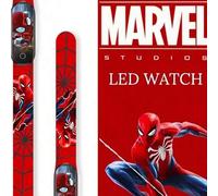 Shein Reloj de pulsera digital para adolescentes con pantalla a color LED de Spider-Man, solo muestra la hora y la fecha, sin otras funciones