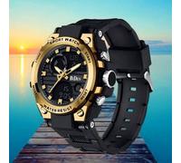 Shein Reloj deportivo multifuncional para estudiantes BIDEN, con cronómetro, temporizador, indicación de la hora, resistente al agua, pantalla LCD, resisten