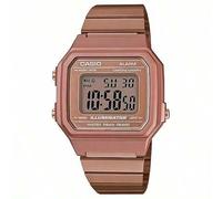Shein Reloj digital deportivo de moda para hombre/mujer A168WA-1, reloj cuadrado con correa de acero inoxidable retro, calendario, alarma y cronómetro, resi