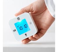 Shein Reloj electrónico DEKAD con monitor de temperatura, pantalla táctil luminosa, monitorización inteligente del entorno, dormitorio cuadrado de 7 cm/escr