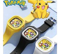 Shein Reloj electrónico infantil lindo de , reloj electrónico infantil estampado de dibujos animados de Pikachu. Lindo regalo para niños, disponible en múlt