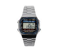 Shein Reloj electrónico para hombres/mujeres CASIO - Correa resistente al agua, calendario, alarma y cronómetro, reloj electrónico pequeño y cuadrado vintag