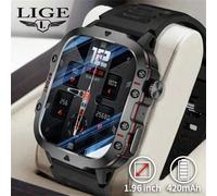 Shein Reloj Inteligente Con Pantalla Grande De 1,96 Pulgadas, Batería Grande De 420 Mah, Súper Larga Duración De La Batería, Llamadas Inalámbricas, Asistent