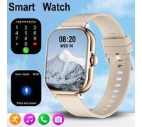 Shein Reloj inteligente deportivo de última moda 2025 con pantalla táctil completa de 2,01" y correa de silicona para hombres y mujeres. Incluye llamada ina