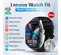 Shein Reloj inteligente Lenovo 2025 Android e iOS Fit F101, pantalla AMOLED de alta definición de 1.96", compatible con monitoreo de frecuencia cardíaca, ll
