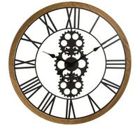Shein Reloj mecánico retro en metal y madera. Atmosphera. Envío gratuito en 24/48 horas