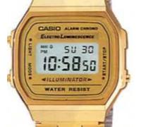 Shein Reloj Retro Vintage Dorado Digital Original Casio A168WG-9EF Nuevo