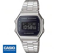Shein Reloj Retro Vintage Plateado Digital Original Casio A168WEM-1E Nuevo