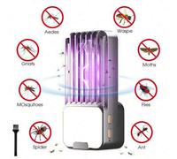 Shein Repelente e insecticida eléctrico - Trampa para moscas, repelente físico de mosquitos, lámpara antimosquitos, adecuado para almacén, jardín, patio, ar