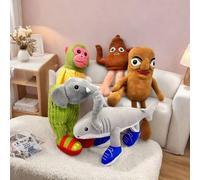 Shein Réplica de edición limitada de peluche de tiburón Tralalo - Coleccionables TungTungTungSahur, muñecos de peluche de meme, decoraciones de habitación l