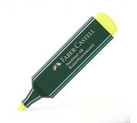 Shein Resaltador FABER-CASTELL, Marcador fluorescente amarillo inodoro, Papelería estudiantil, Bolígrafo de resaltado grueso de color para estudiar, Bolígra