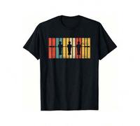 Shein Retro Foosball - Classic Vintage Table Soccer T-ShirtRetro Printed T-Shirt Of The Fashion Age Casual T-Shirts Are The Focus Of Summer Parties Printed