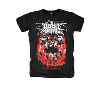 Shein Retro, Rock, Men's T-Shirt, BABYMETAL Flame, Printed, Loose, Short Sleeve, Street, Retro, Metal Resistance, Theme Top
