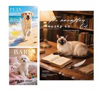 Shein Revista personalizada sin marco de tu mascota, deja que tu mascota también tenga una portada de revista de moda, para que la revista de tu mascota se