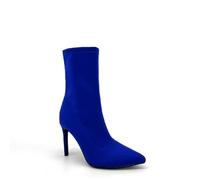 Shein REVREAL Botines tipo calcetín para mujer con puntera puntiaguda y tacón de aguja - Botines elásticos elegantes para uso formal e informal