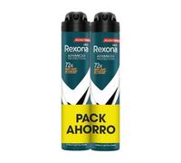 Shein Rexona Pack de 2 Botes de Desodorante Men Advanced Protection Invisible Spray 0% Alcohol Antitranspirante y Antimanchas 72 horas para hombre 200 ml (4