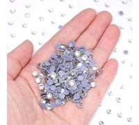 Shein Rhinestones de vidrio para aplicación en caliente, de 0.47 a 2.51 pulgadas de diámetro con parte inferior plana, adecuados para ropa, zapatos, sombrer